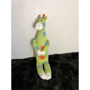 Midwest-CBK Junior Giraffe Acrylic Yarn Plush Green Blue Baby